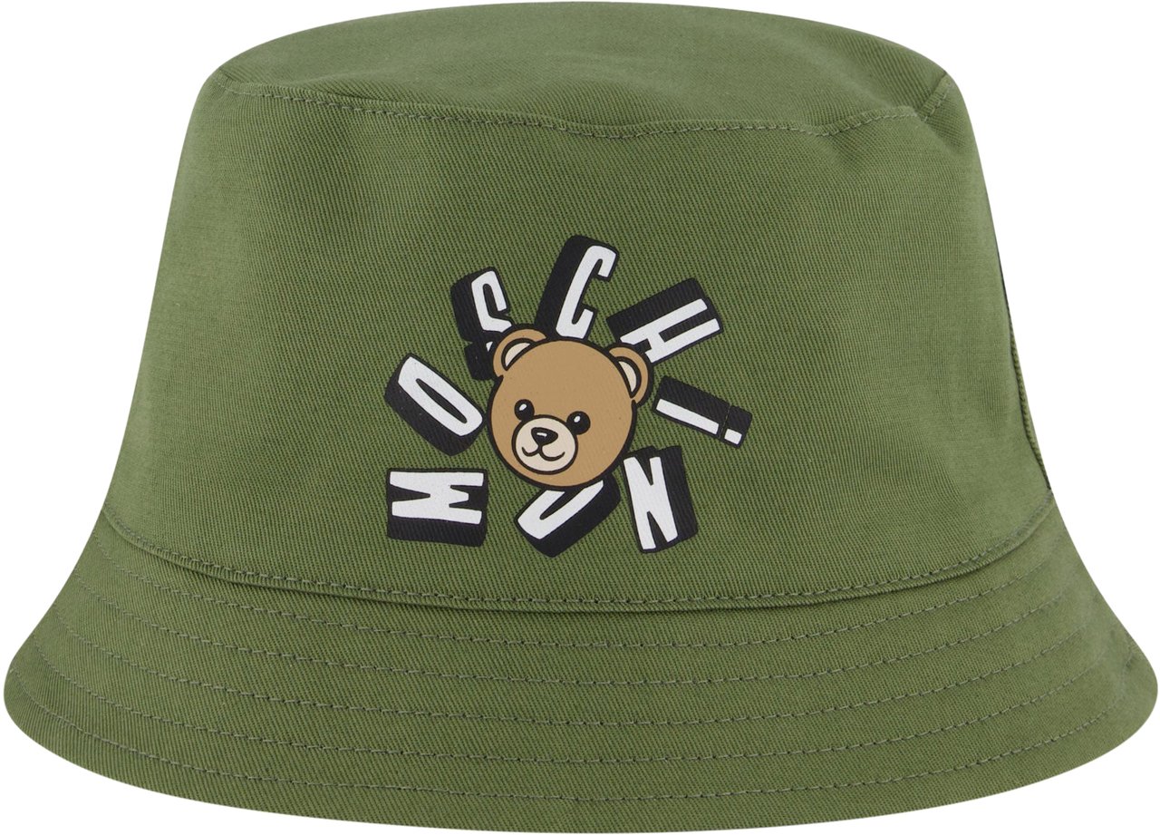 Moschino Moschino Baby Unisex Hoed In Army Groen