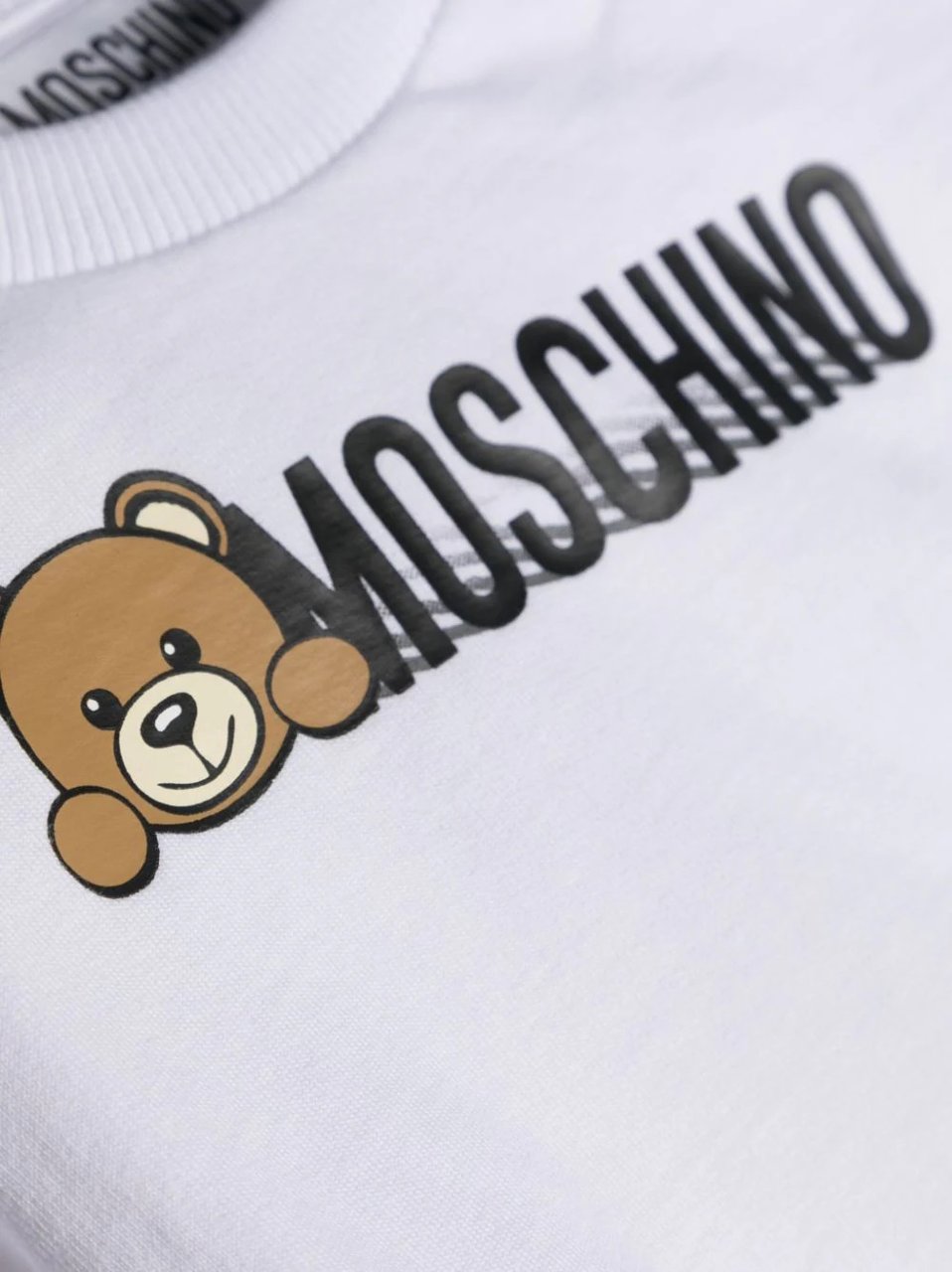 Moschino girocollo white Wit