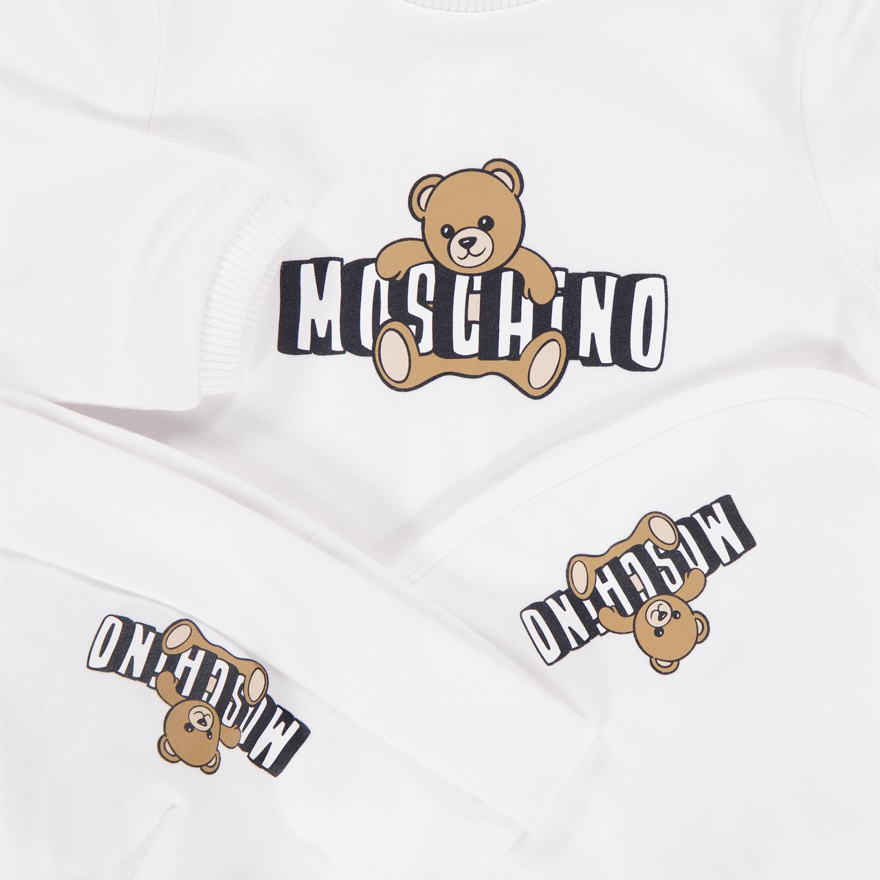 Moschino Moschino Baby Unisex Boxpakjes in Wit Wit