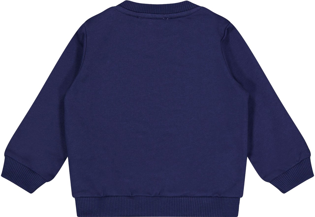 Moschino Moschino Baby Jongens Trui In Navy Blauw