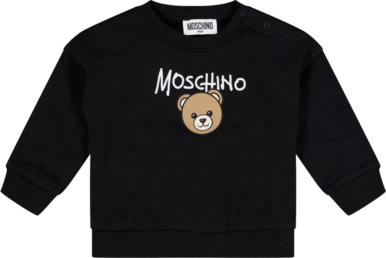 Moschino Baby Meisjes Trui In Zwart Zwart
