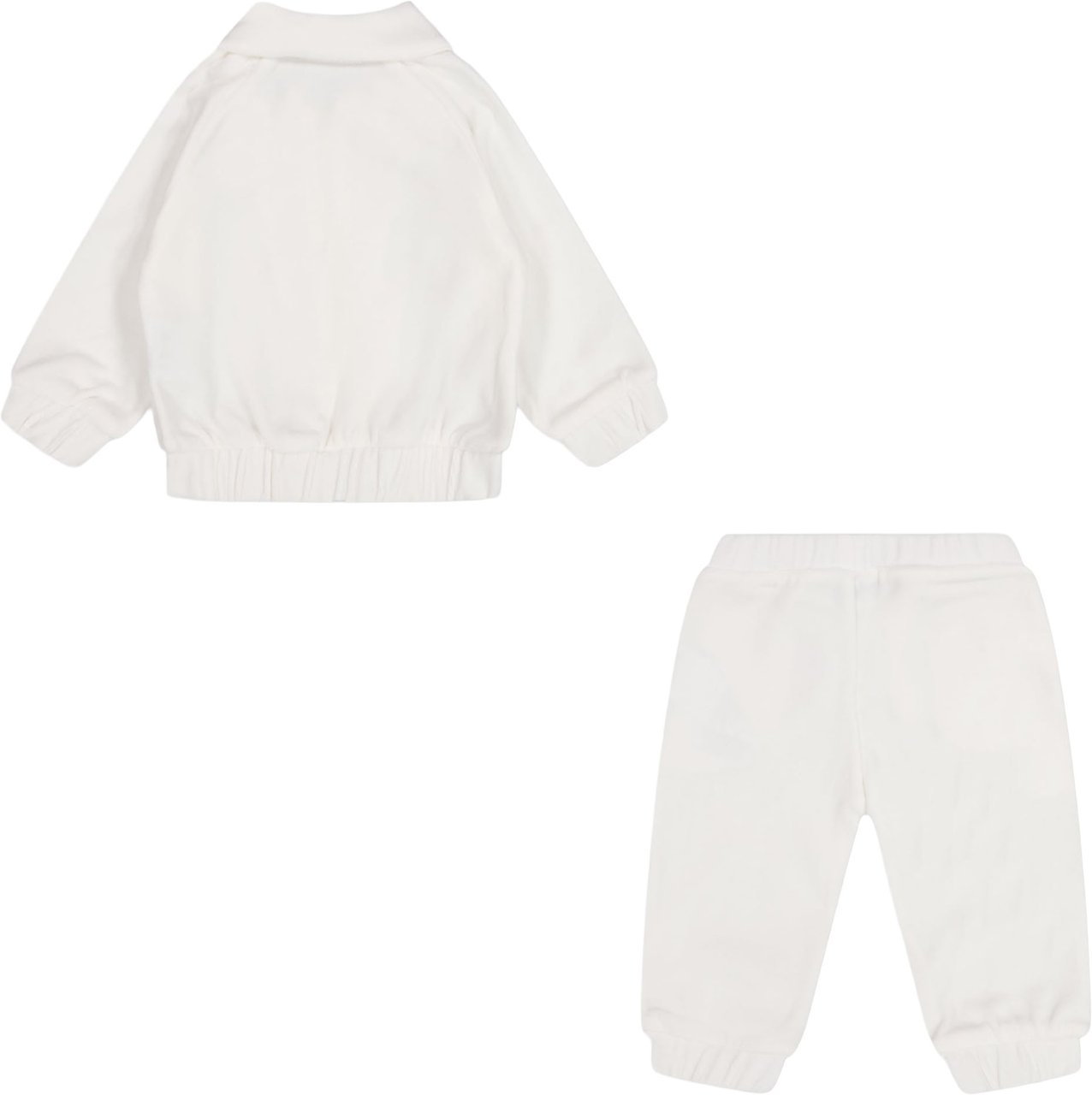 Moschino Baby Unisex Joggingpak In Off White Wit