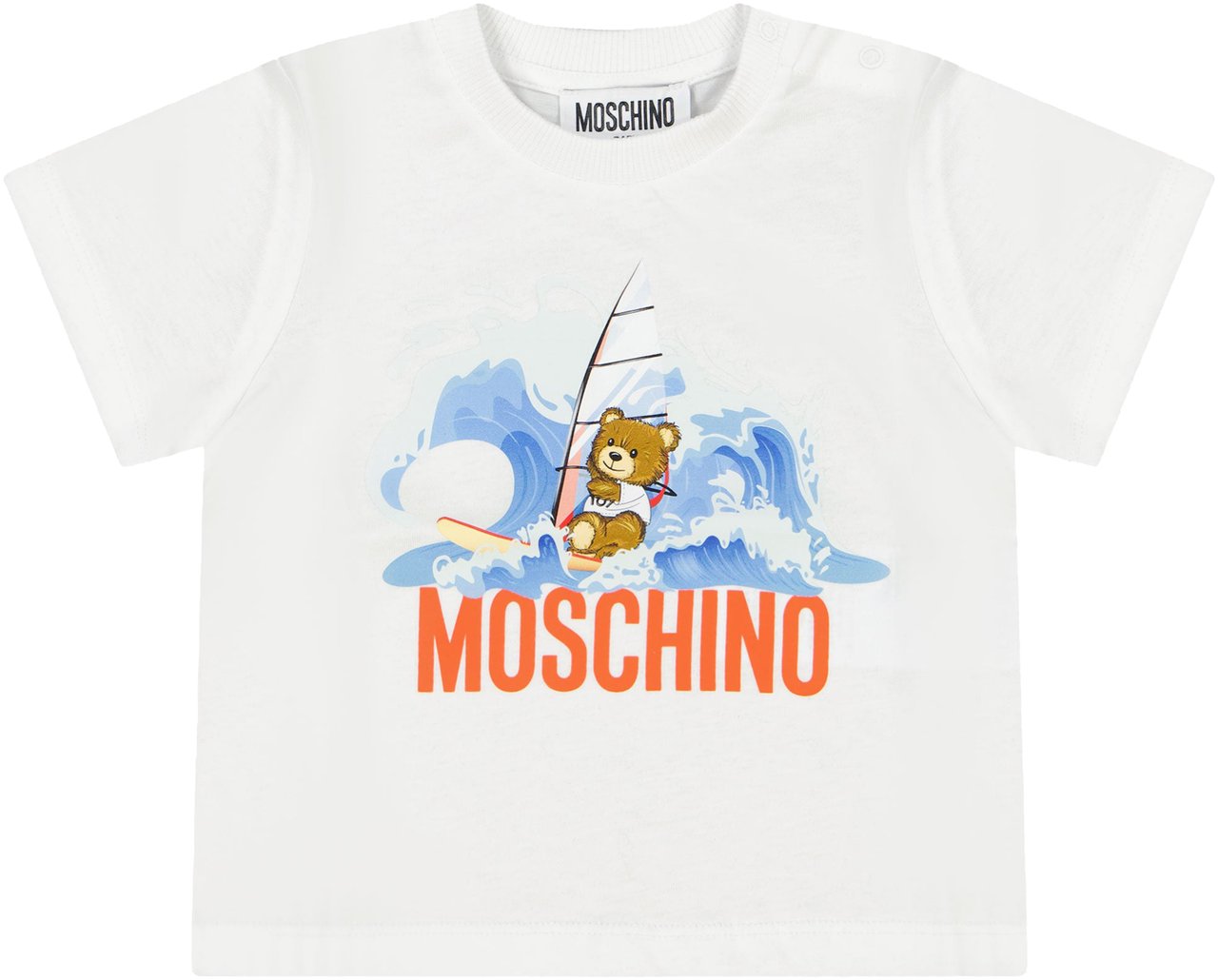 Moschino Moschino Baby Meisjes T-Shirt In Wit Wit