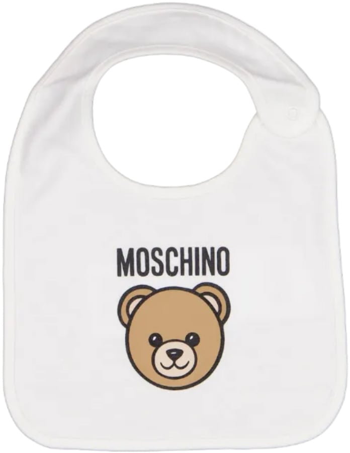 Moschino Baby Unisex Boxpakje In Off White Wit
