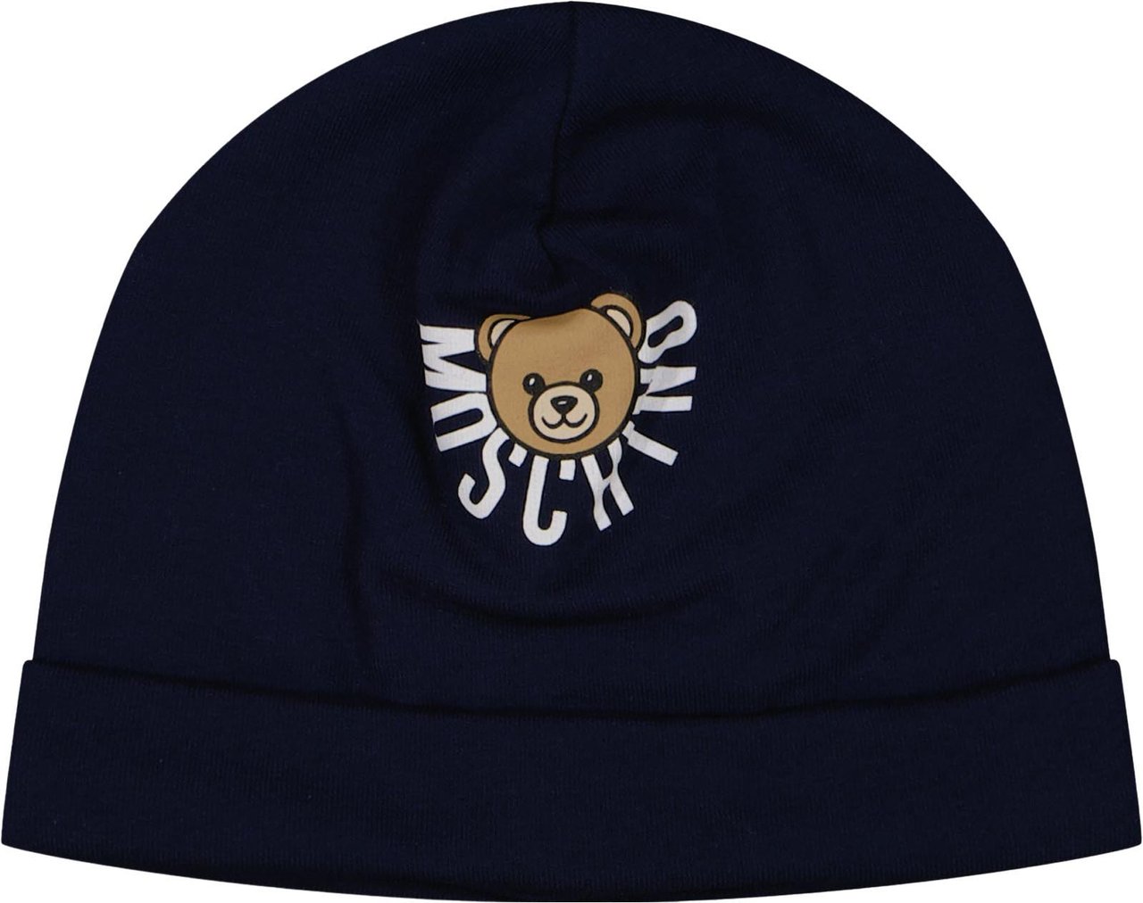 Moschino Moschino Baby Unisex Muts In Navy Blauw