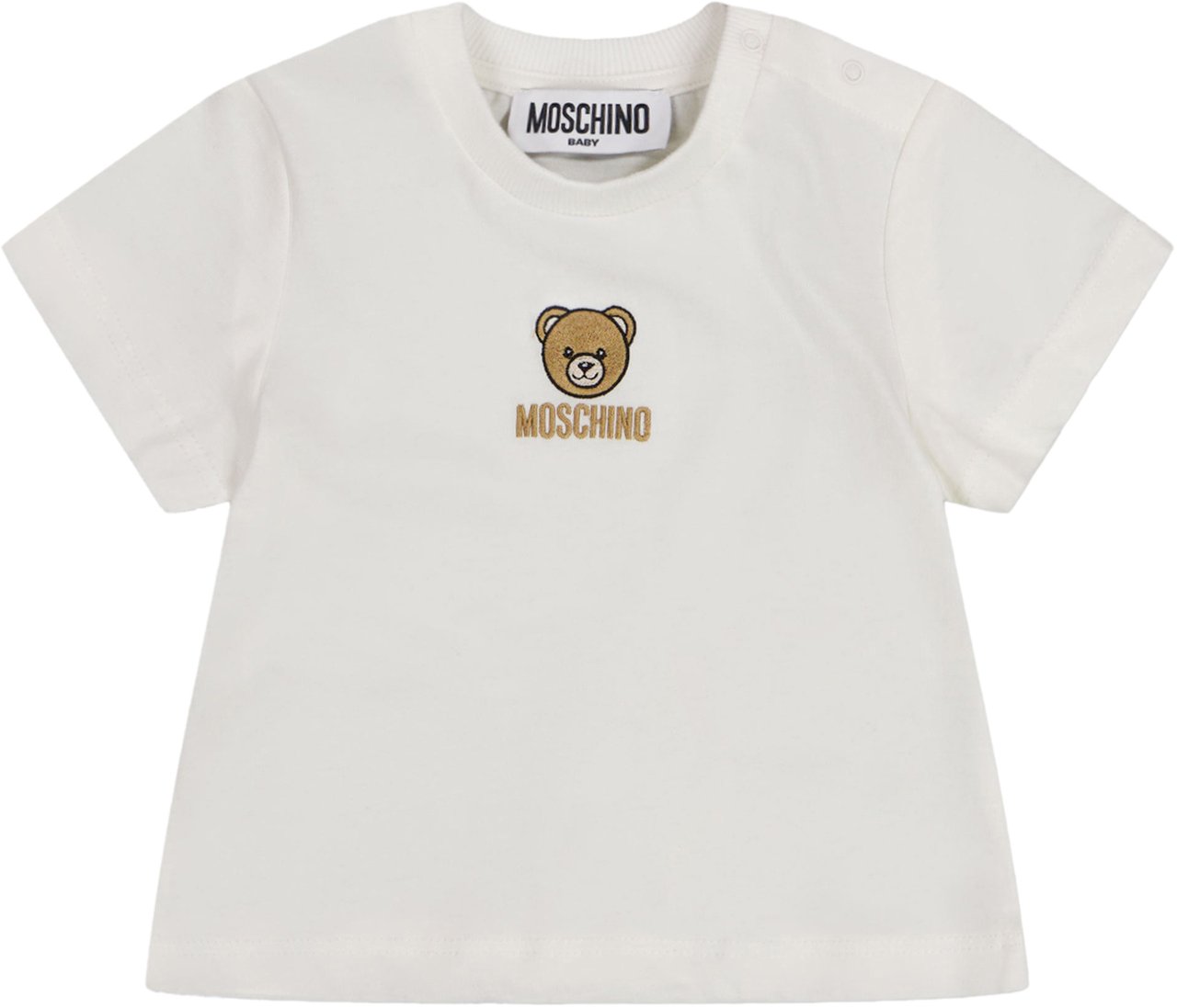 Moschino Moschino Baby Unisex T-Shirt In Off White Wit
