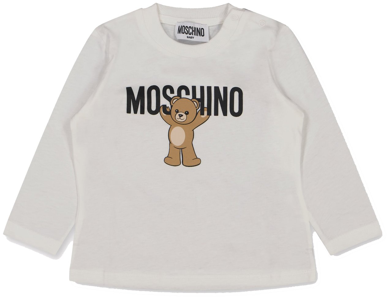 Moschino Moschino Baby Unisex T-Shirt In Off White Wit