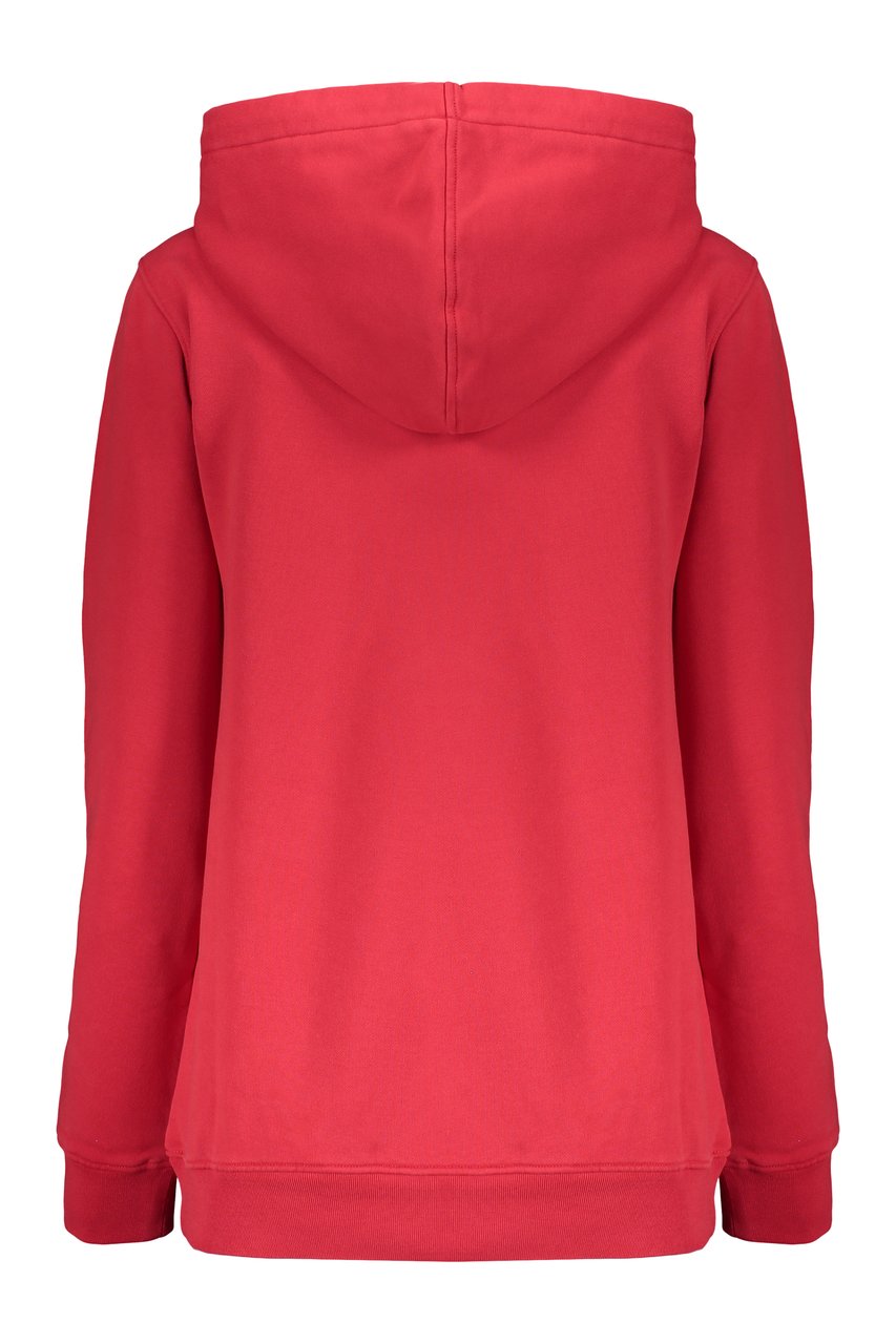 Moschino Cotton hoodie Rood