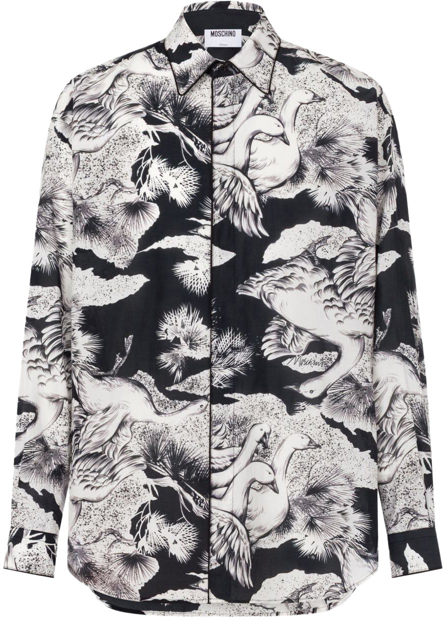 Moschino Shirts Multi Black Zwart