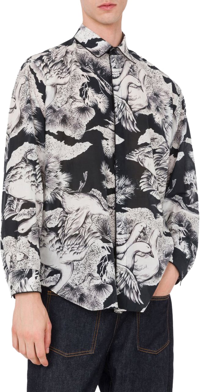 Moschino Shirts Multi Black Zwart