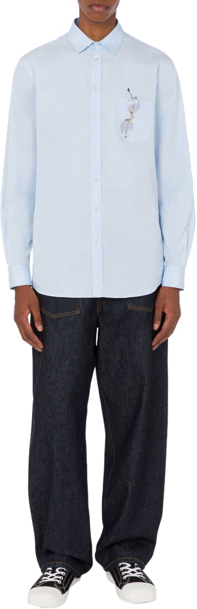 Moschino Shirts Multi Blue Blauw