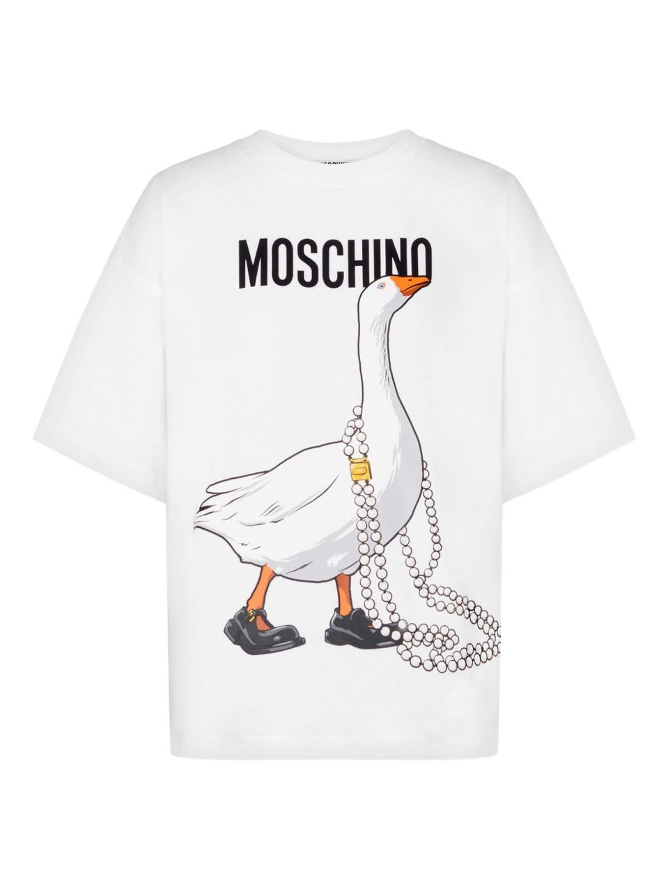 Moschino Top White Wit