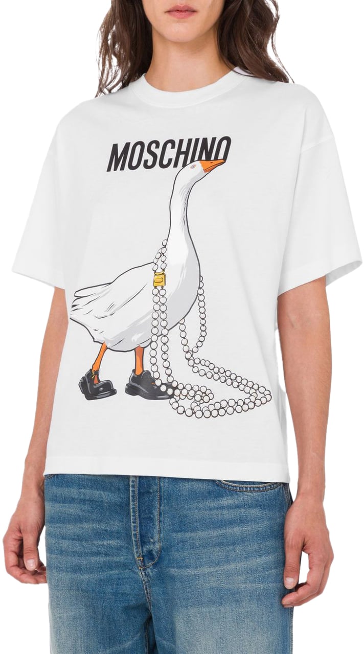 Moschino Top White Wit