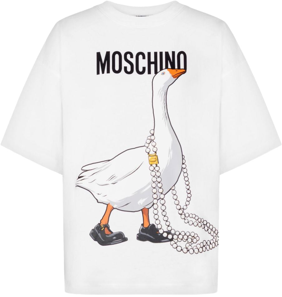 Moschino Top White Wit