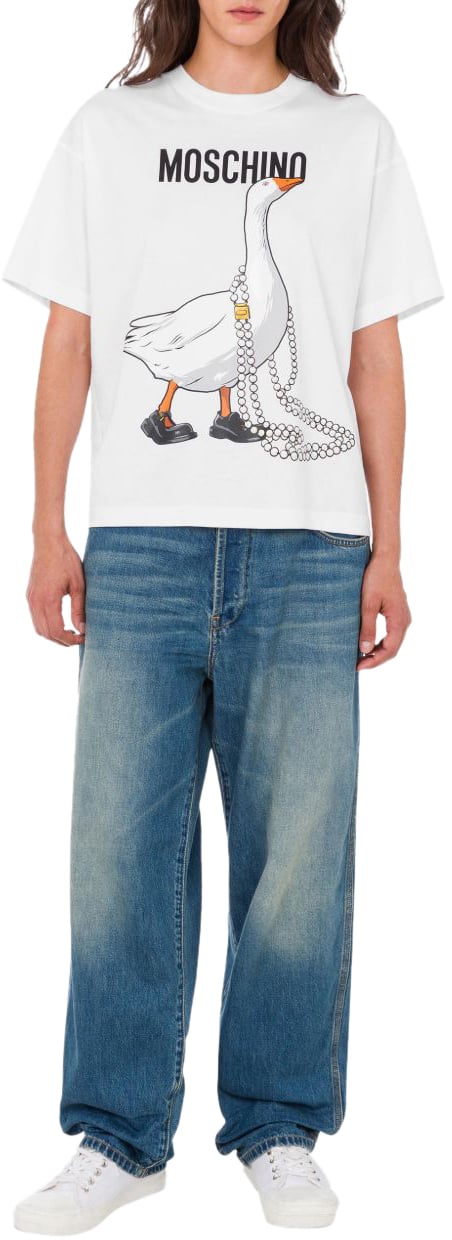 Moschino Top White Wit