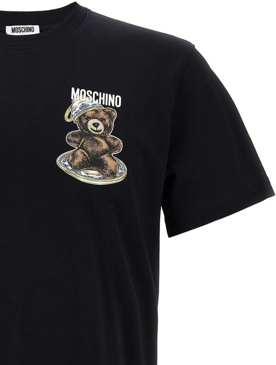 Moschino T-Shirts And Polos Multi Black Zwart