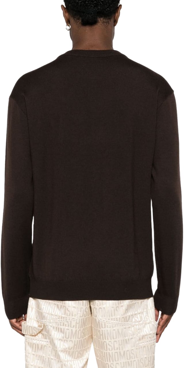 Moschino Sweaters Brown Bruin
