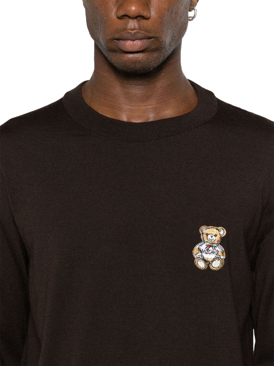 Moschino Sweaters Brown Bruin
