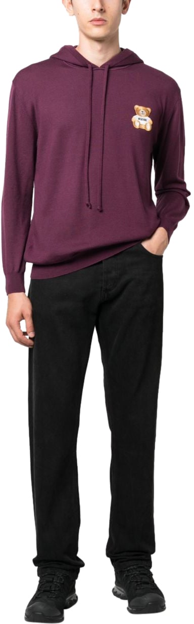 Moschino Sweaters Bordeaux Rood