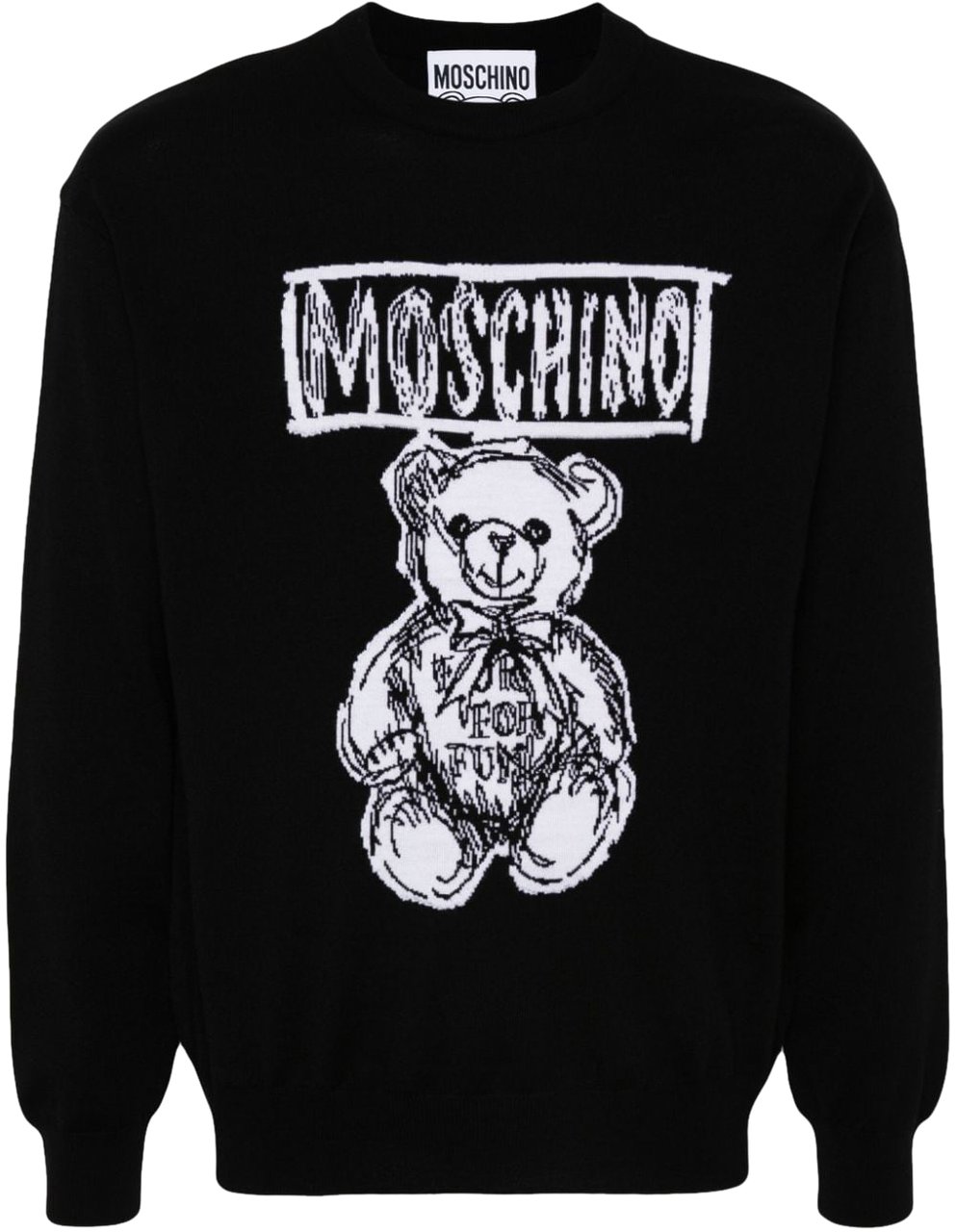 Moschino Sweaters Black Zwart