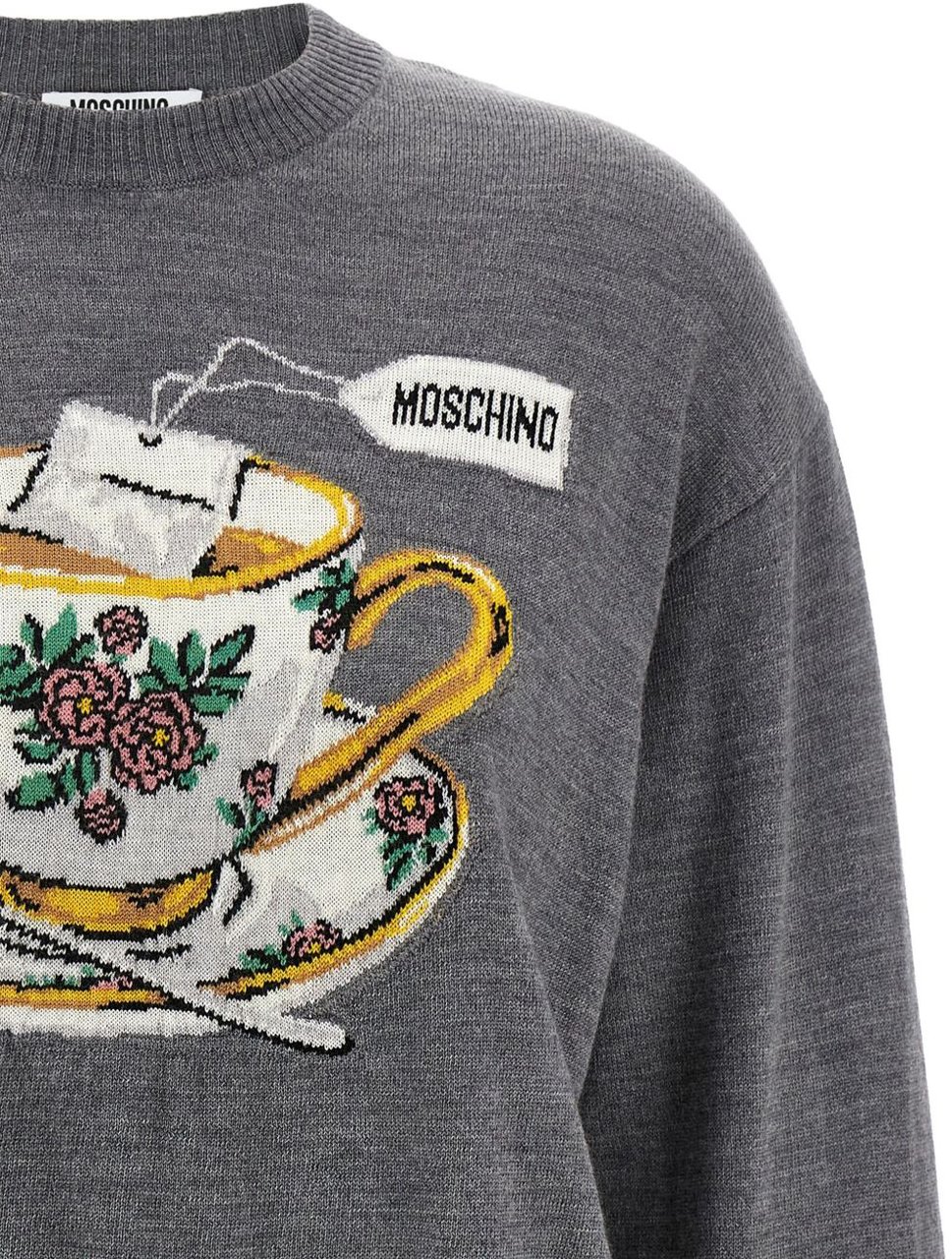Moschino Sweaters Multi Grey Grijs