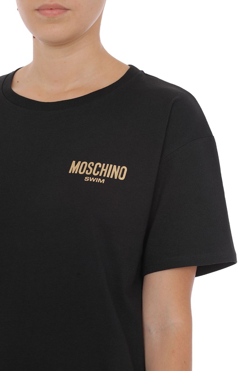 Moschino T-Shirts And Polos Black Zwart
