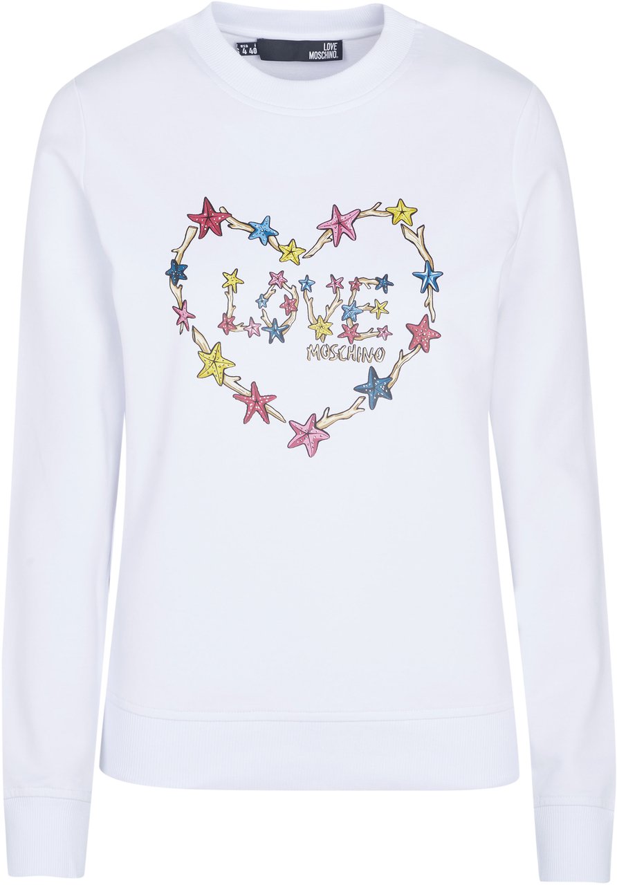 Moschino Love Moschino Pullover Wit