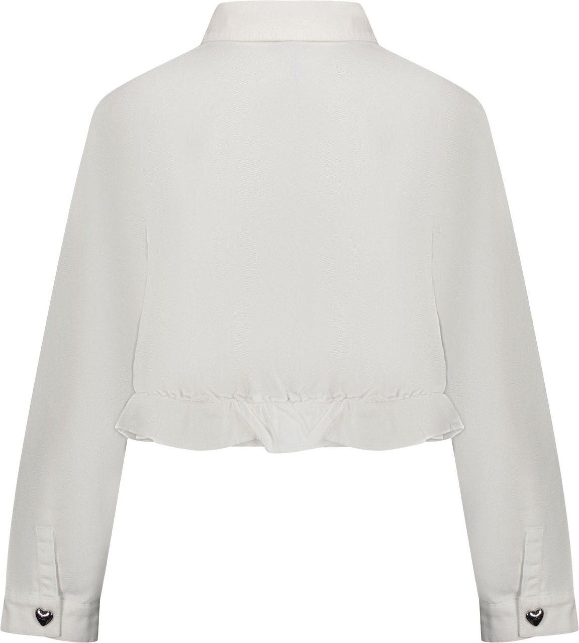 Moschino Kinder Unisex Spijkerjassen In Wit Wit