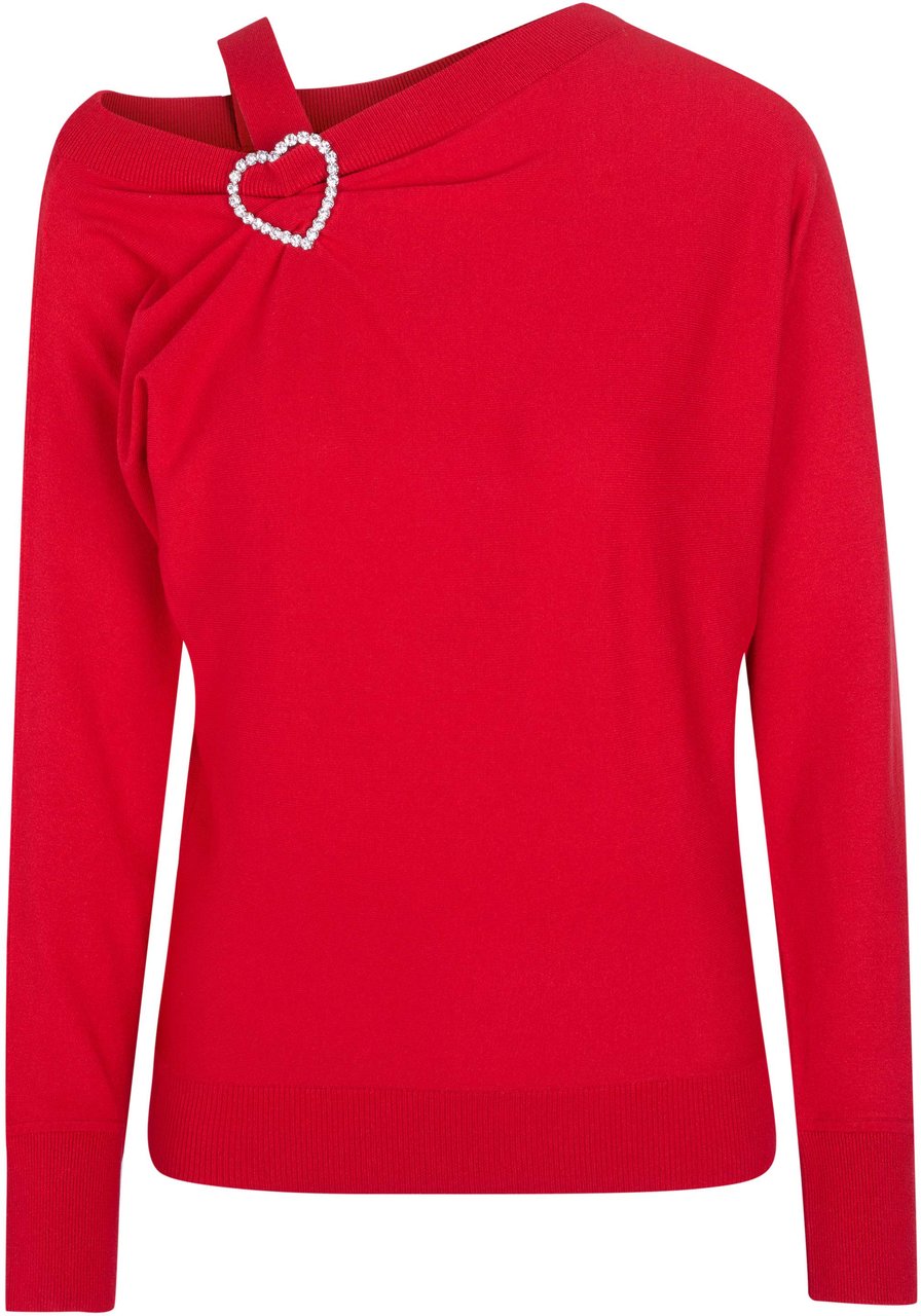 Moschino Love Moschino Pullover Rood