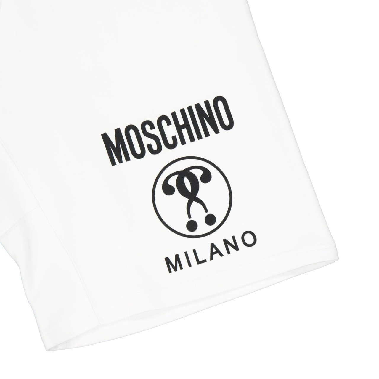 Moschino Moschino Couture Cotton Logo Shorts Wit