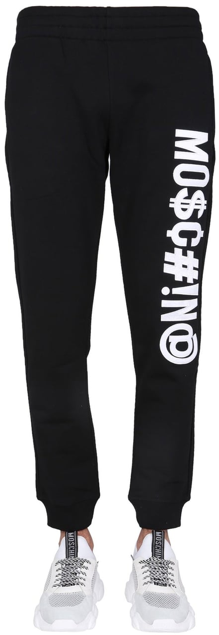 Moschino Moschino Logo Jogging Pants Zwart
