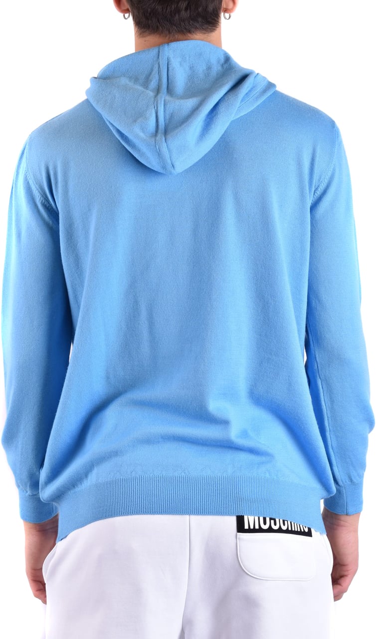 Moschino Sweater Cyan Cyaan