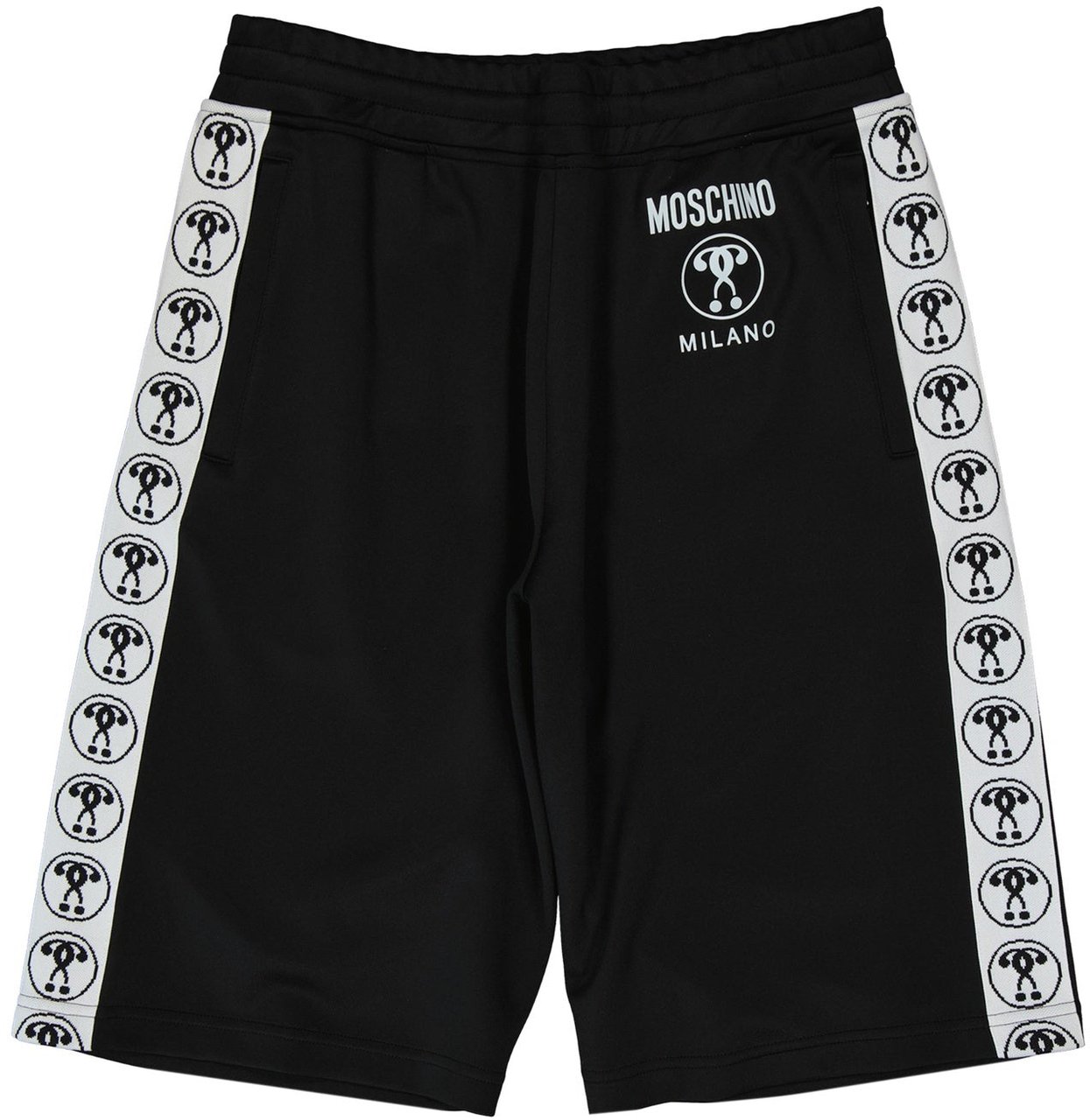 Moschino Moschino Couture Contrasting Band Shorts Zwart