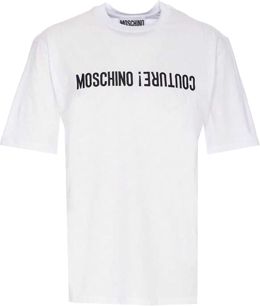 Moschino T-Shirts And Polos White Wit