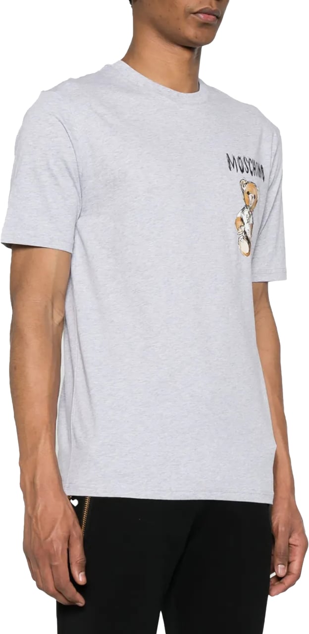 Moschino Teddy Bear Logo T-shirt Grijs
