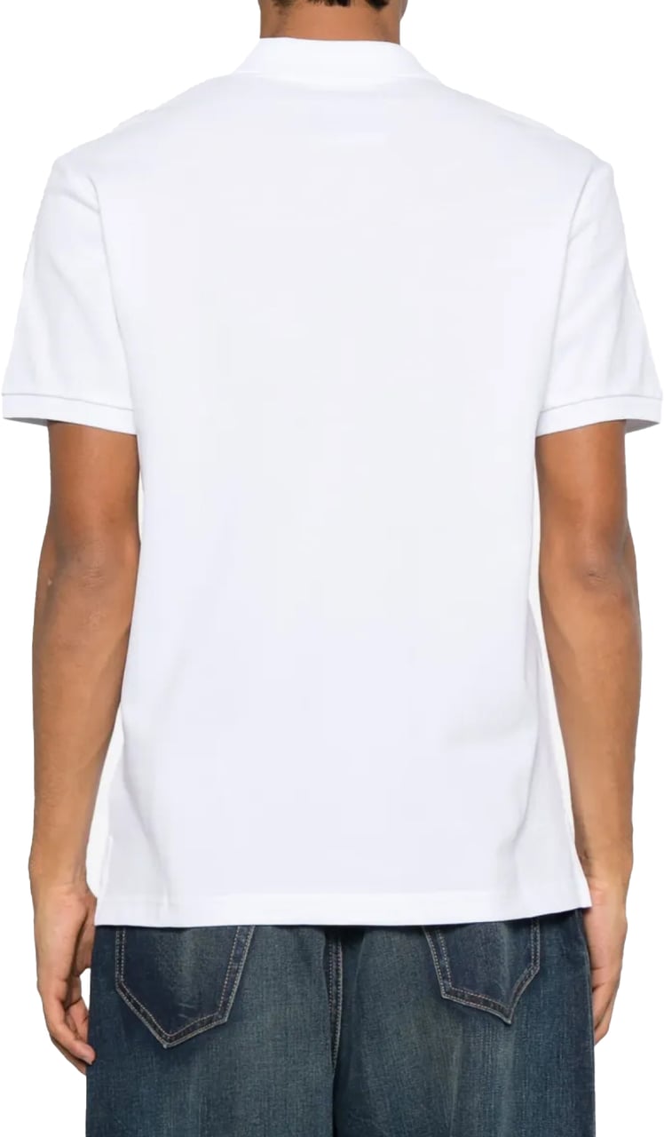 Moschino Teddy Bear Logo Polo Shirt Wit