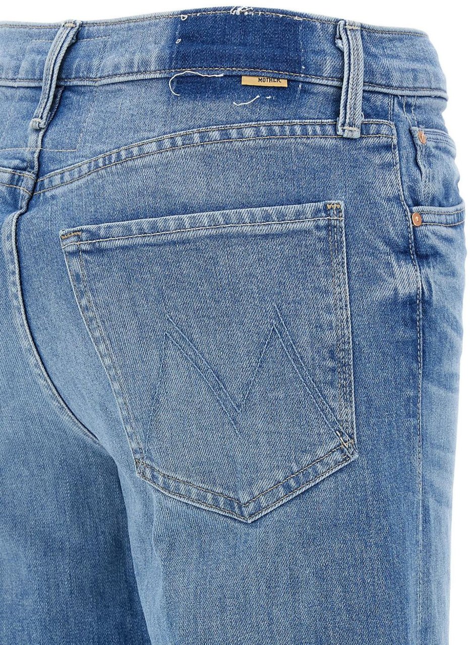 Mother Jeans Clear Blue Blauw