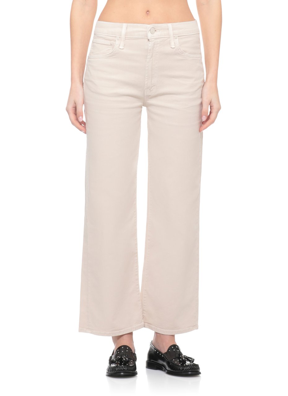 Mother Beige The Dodger Flood Jeans Neutraal