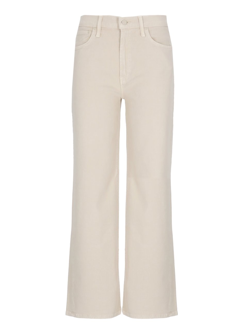 Mother Beige The Dodger Flood Jeans Neutraal