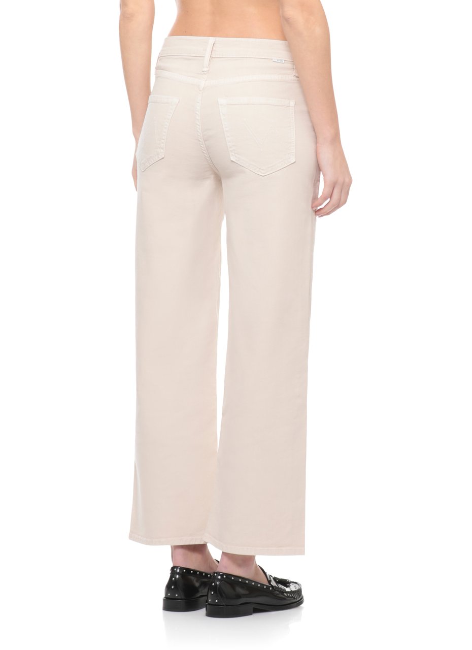 Mother Beige The Dodger Flood Jeans Neutraal