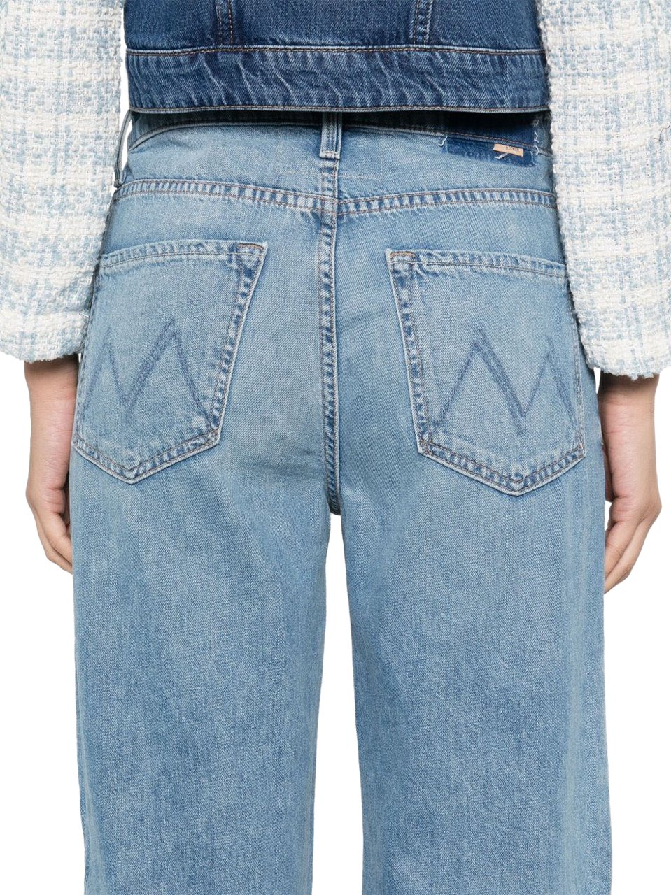 Mother Mother Jeans Clear Blue Blauw