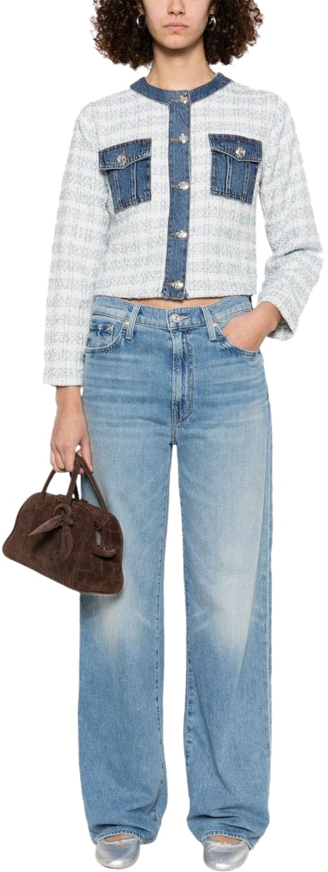 Mother Mother Jeans Clear Blue Blauw