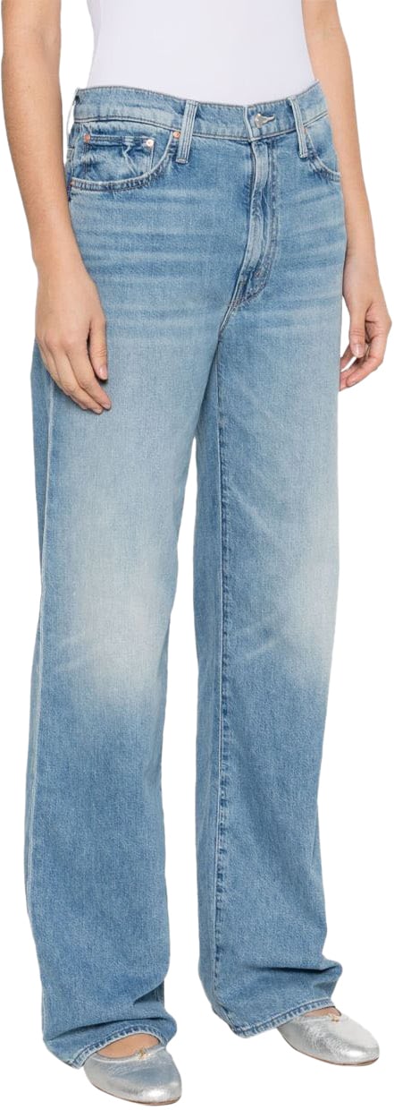 Mother Mother Jeans Clear Blue Blauw