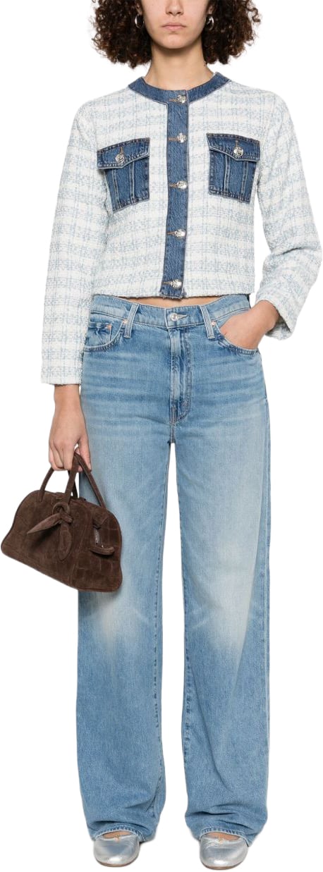 Mother Jeans Clear Blue Blauw