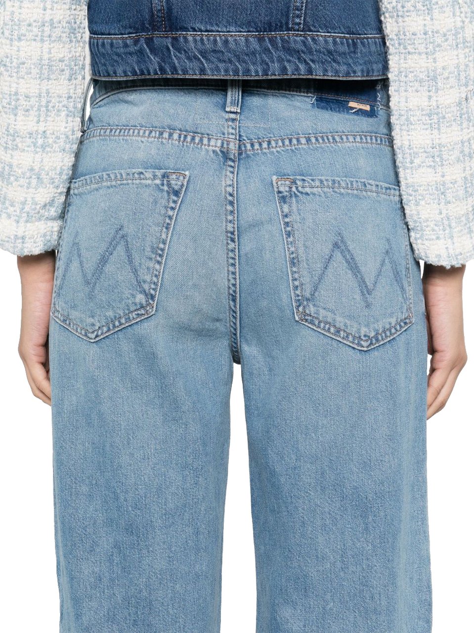 Mother Jeans Clear Blue Blauw