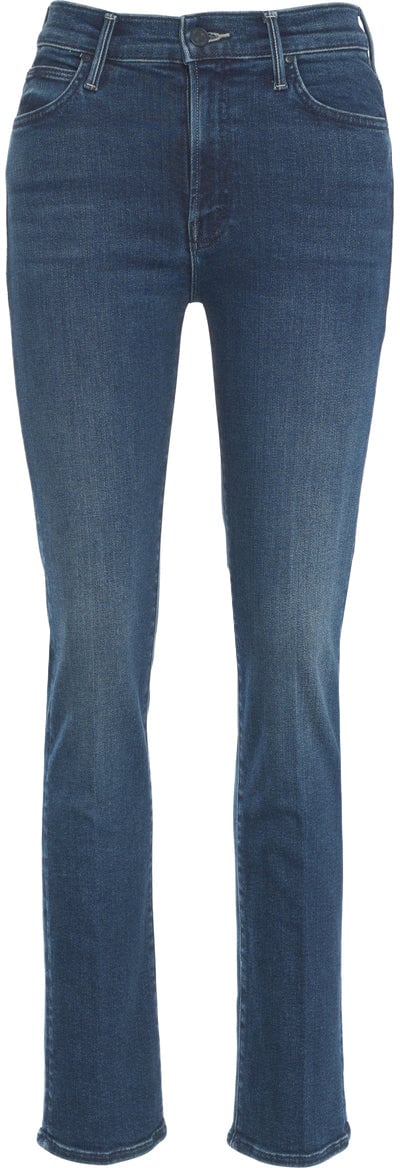 Mother Skinny jeans 'The Rascal' Blauw