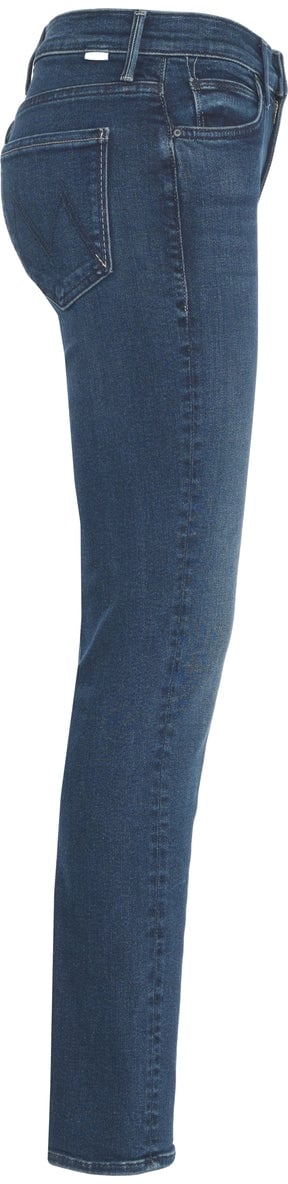 Mother Skinny jeans 'The Rascal' Blauw