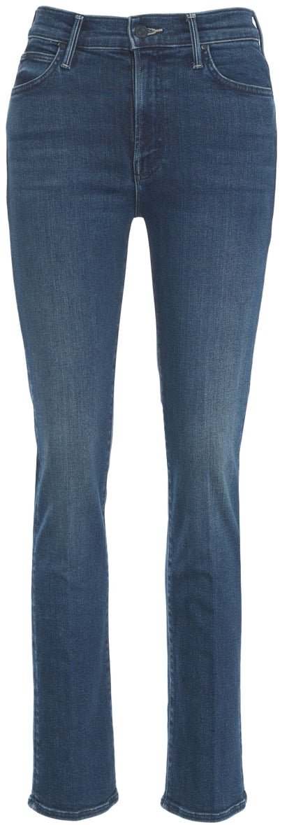 Mother Jeans skinny 'The Rascal' Blauw