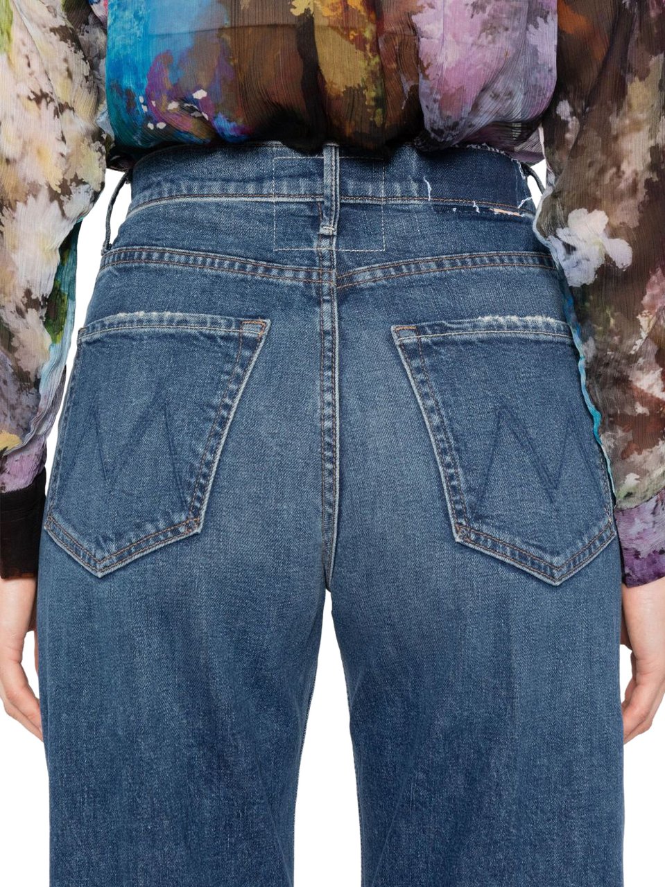Mother Mother Jeans Blu Blauw