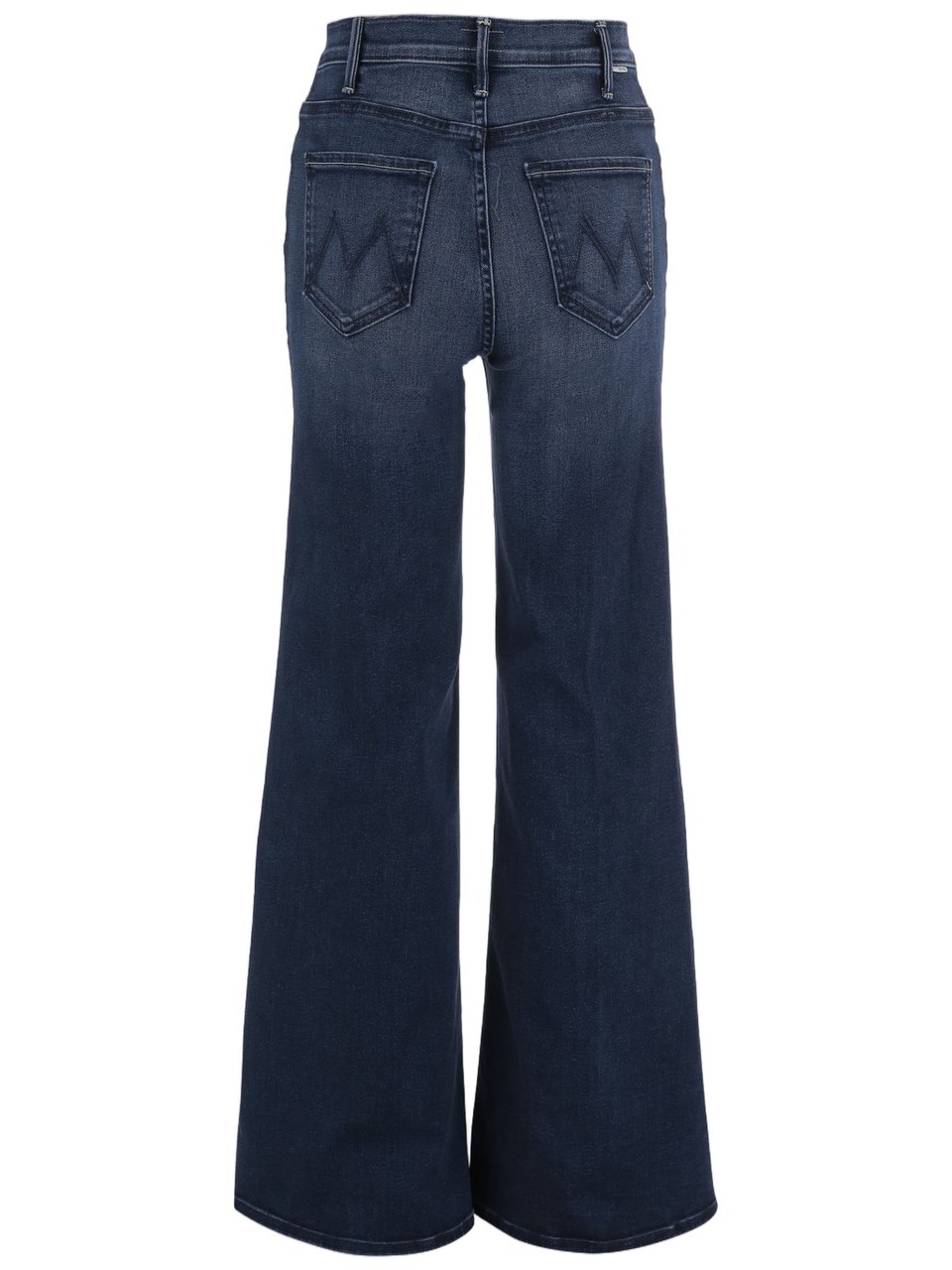 Mother High-Waisted Straight-Leg Jeans with Stitched Detail Groen
